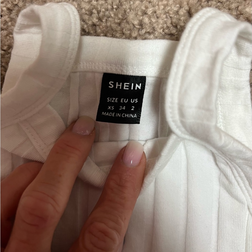 SHEIN tank, XS, White